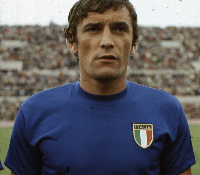 Gigi Riva in maglia Azzura