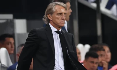 Mancini in panchina