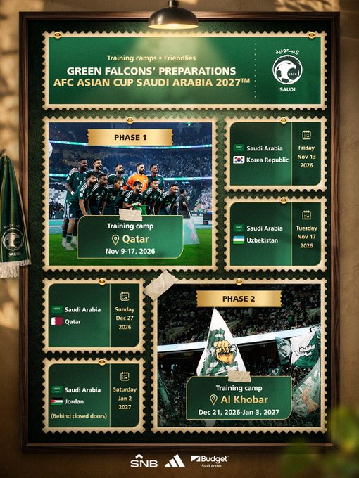Il calendario dei Green Falcons